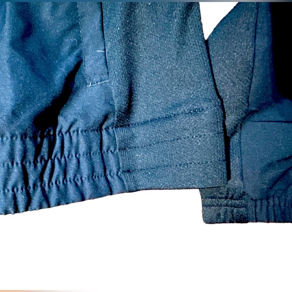 NWT Adidas navy recycled polyester front zip windbreaker long sleeve jacket S - Picture 7 of 16